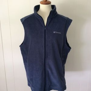 Columbia Fleece Vest Blue